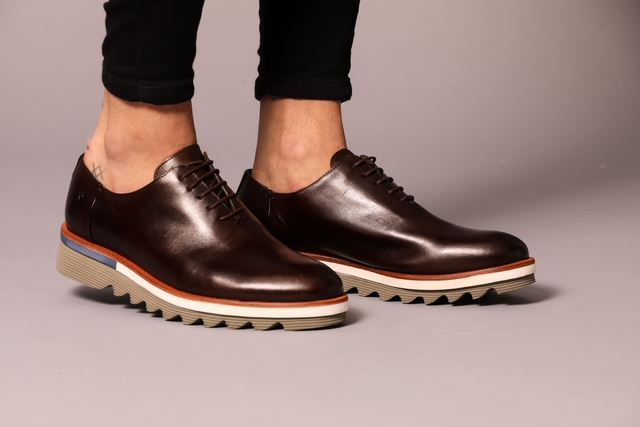 SAPATO TRATORADO OXFORD MASCULINO CONHAQUE - JBR SHOE SAPATO TRATORADO OXFORD MASCULINO CONHAQUE - JBR SHOE