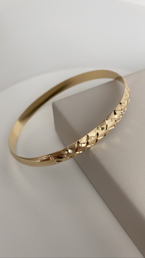 Bracelete Aro Diamantado 6mm