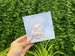 056 - Cartão com Bolso para Biscoito Bolacha Cookie Páscoa 11,5 x 11,5 cm Personalizado na internet