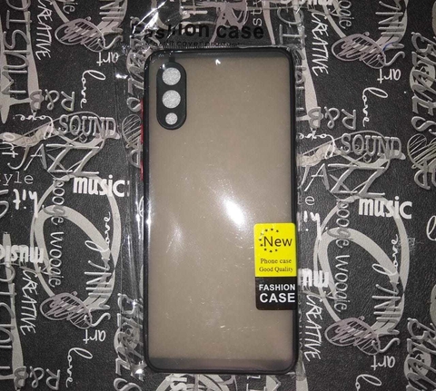 Funda mate bordes mate Samsung A02 Negra