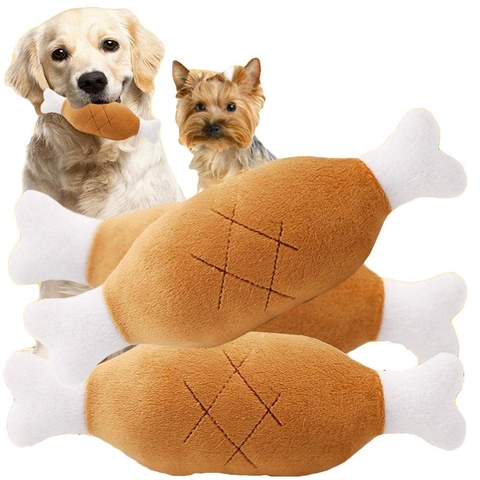 Juguete de Felpa Pata de pollo con Chifle