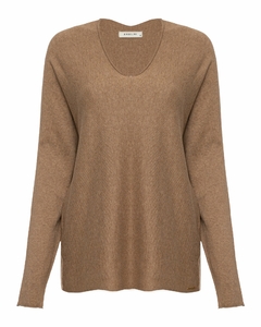 Blusa 100% algodão Anselmi sem costura gola V | 129678 - comprar online