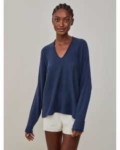 Imagem do Blusa 100% algodão Anselmi sem costura gola V | 129678