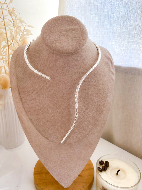 Choker aro alongado torcido Firenze - comprar online