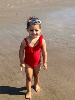 Entera de nena con volado a un hombro. Art 1053 - comprar online