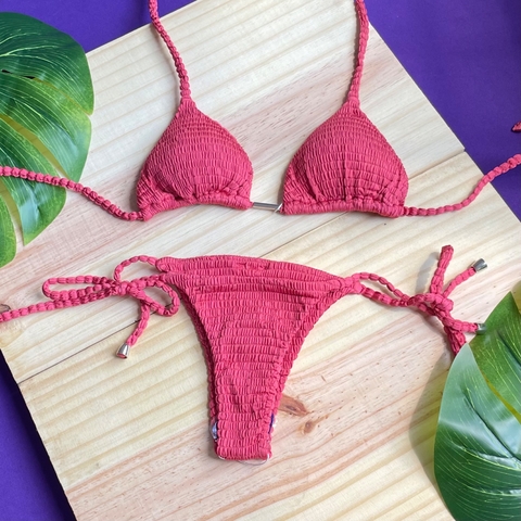 Biquíni Cortininha Luminous Rubi