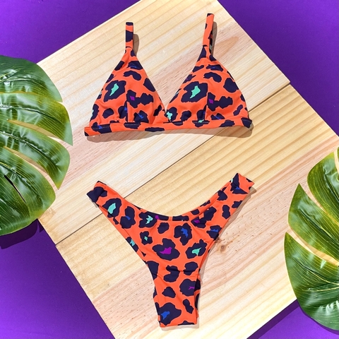 Biquíni Asa Delta Onça Laranja