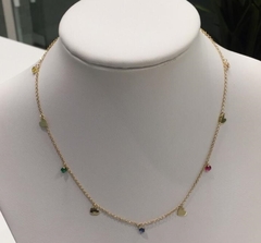 Gargantilha Pontos de Luz e Corações - 10k na internet