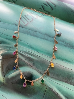 Gargantilha Pingentes Gotas - 10k - Imperial