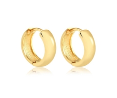 Brinco Argola Lisa Clic M - 10k - comprar online