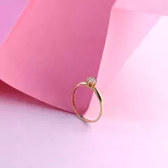 Anel Solitário Veneza 10k - comprar online