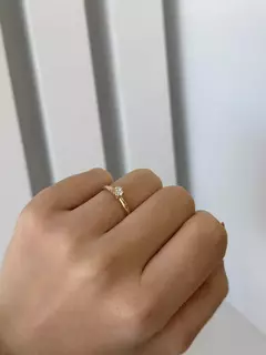 Anel Solitário Veneza 10k - Imperial