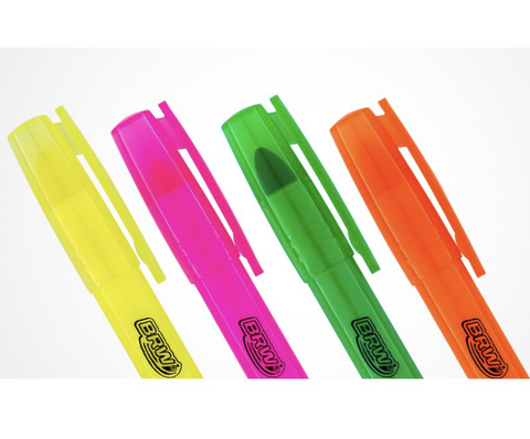 Marca-texto em gel Neon BRW