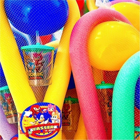 MACARRÃO + COPO +BOLA