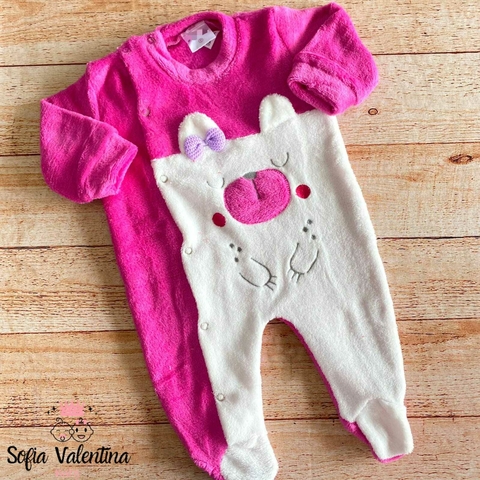 Macacão Pelúcia Ursinha