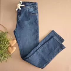 Calça mas jeans elastano skinny cordão cintura - A524 - Loja Colibri Kids