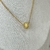 Colar com Esfera Fosca Banhado com Ouro 18k