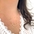 Colar Coração Cravejado Banhado com Ouro 18k