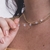 Conjunto Colar e Brinco Pontos de luz em Zircônias Penduradas Banhada com Ouro 18k - comprar online