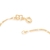 Pulseira Infantil folheado a ouro 14cm 550035 - comprar online