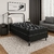 BOX CONJUGADO SOLTEIRO ORTOPEDICO ESPUMA 88X188 KINGSPUMA EXTRA FIRME SUEDE PRETO