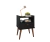 MESA DE CABECEIRA CRIADO AROMA 1 GAVETA PRETO FIORELLO - comprar online