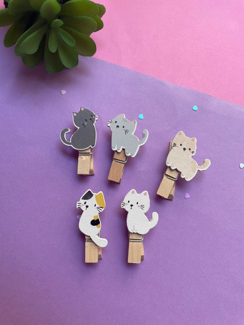 Mini Prendedor Cats