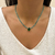 Colar Gota Verde em Miçanga Azul na internet