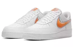 Imagem do Nike Air Force 1 Low Oversized Swoosh White Orange Peel