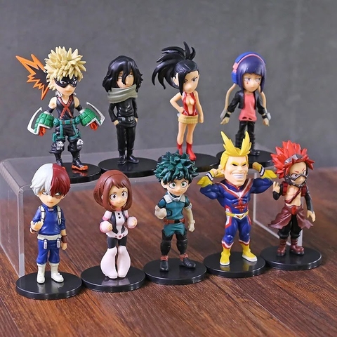 Miniaturas Boku no Hero Personagens Uni. Geek Nerd Theme