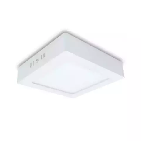 Plafón aplique led cuadrado 12w led luz fria - comprar online