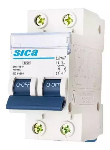 TERMICA 2X10 AMP.SICA NORMALIZADA 3 KA- SICA - 782210