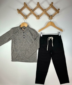 CONJ. SUETER CINZA - comprar online
