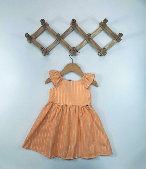 VESTIDO LARANJA LINHO - comprar online