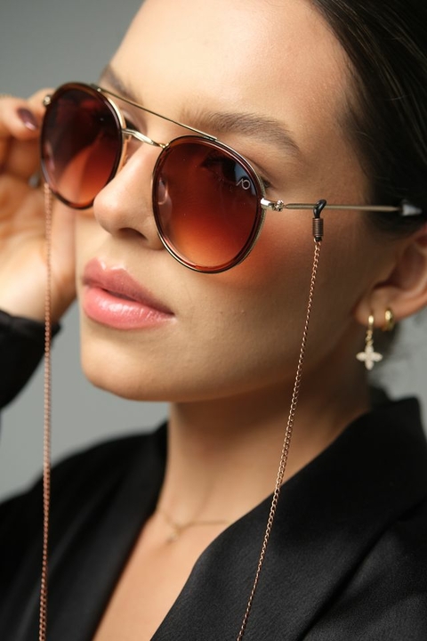 ÓCULOS DE SOL ÁUSTRIA DOURADO