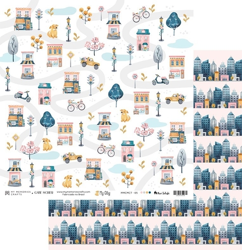 Kit de Folhas - 10 Unidades - My City - MMCMCT-05