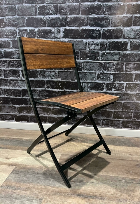 SILLA PLEGABLE MADERA LÍNEA “RETRO” (3183)