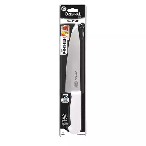 519114 - FACA ORIGINAL INOX PEIXEIRA PREMIUM CABO BRANCO 08" SL0415 - comprar online