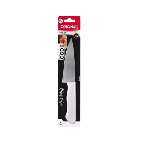 519763 - FACA ORIGINAL INOX PEIXEIRA LINHA COOK CABO BRANCO 05" SL0441