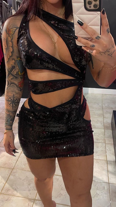 Vestido Lays preto - comprar online