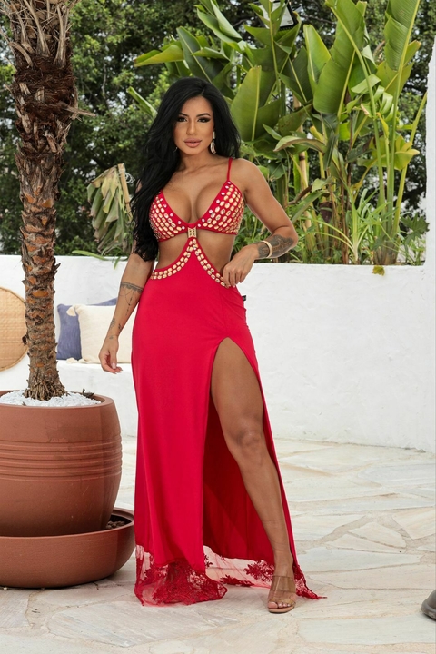 Vestido Analice Vermelho