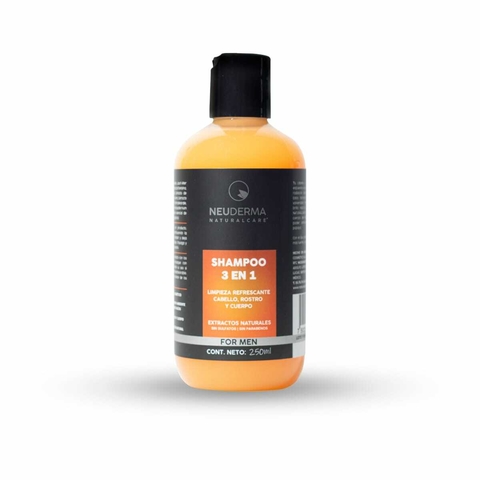 SHAMPOO 3 EN 1 FOR MEN NEUDERMA 250 ML