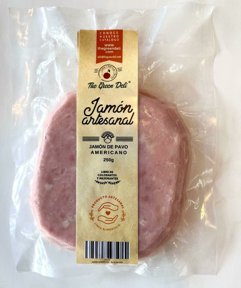 JAMÓN DE PAVO AMERICANO PAQ 250 GRS