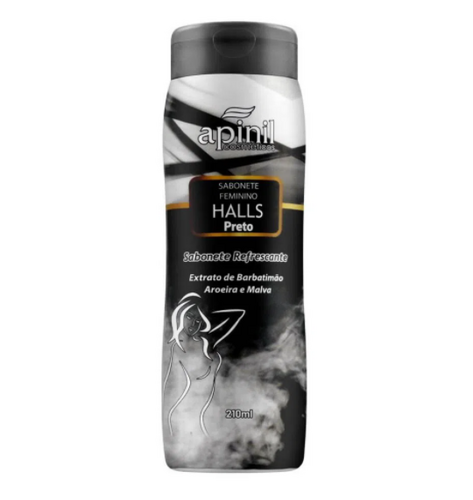 Sabonete Íntimo Feminino Refrescante de Halls Preto