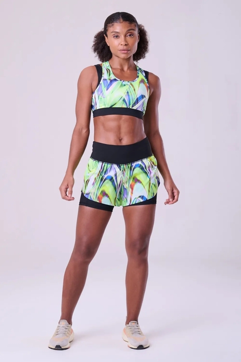 SHORT COM BERMUDA SIGNATURE SAMBA 2 EM 1