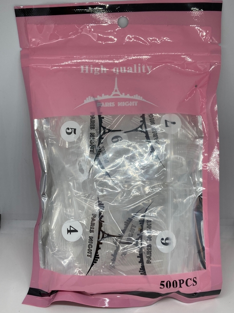 Tips Soft Gel Paris Night Bolsa 500u