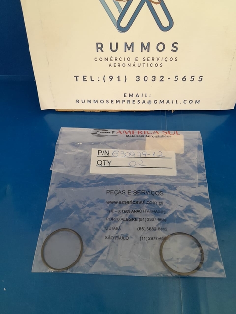Anel de Vedação - PN/ 630979-12 (Pact. 02 Und)
