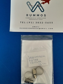 Abraçadeiras de Aço Inox - 12 x 16MM (Pact. 02 Und) na internet