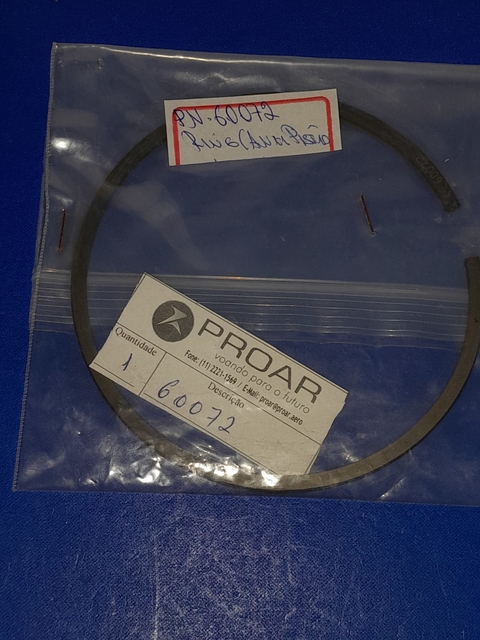 Anel de Pistão - PN/ 60072 (Und)