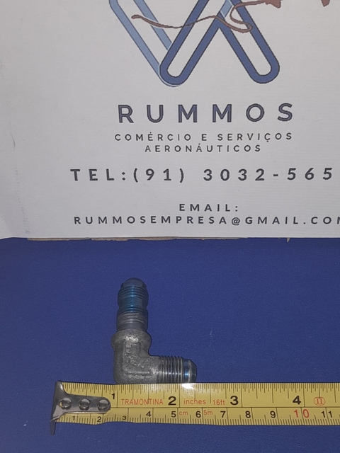 Cotovelo Aluminio Tubo Universal - PN/ AN833-4D (Und)